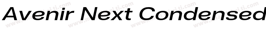 Avenir Next Condensed DemBd Ita字体转换
